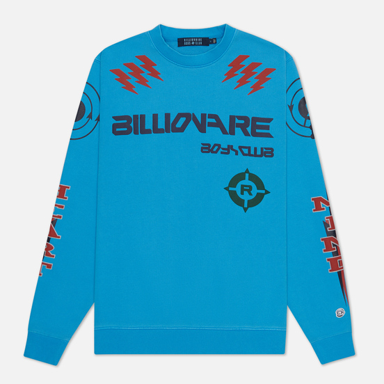Мужская толстовка Billionaire Boys Club Code Graphic Crewneck Aqua