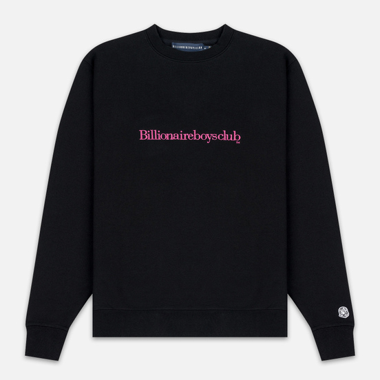 Мужская толстовка Billionaire Boys Club Embroidered Logo Crewneck Black