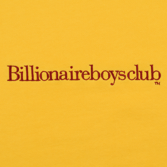 Мужская толстовка Billionaire Boys Club Embroidered Logo Crewneck Yellow