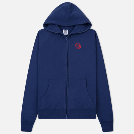 Мужская толстовка Billionaire Boys Club Rib Knit Full-Zip Hoodie Blue