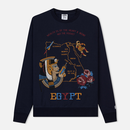 Мужская толстовка Billionaire Boys Club Souvenir Embroidered Crewneck Dress Blue