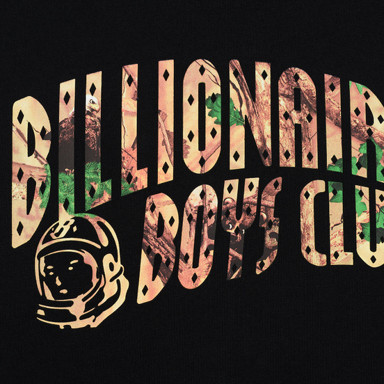 Мужская толстовка Billionaire Boys Club Tree Camo Arch Logo Popover Hoodie Black
