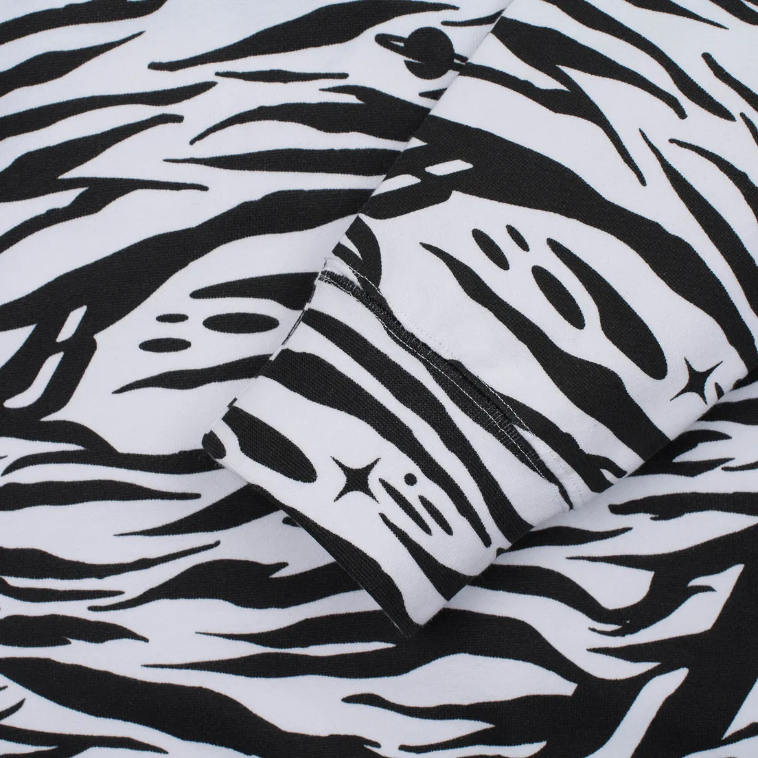 Billionaire Boys Club Мужская толстовка Zebra Camo All-Over Print Crew Neck