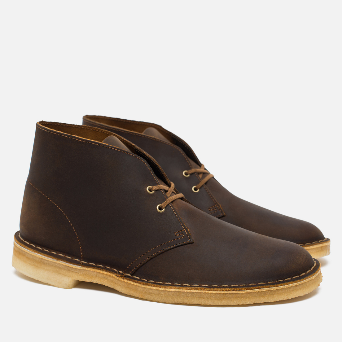 clarks originals desert leather boots beeswax