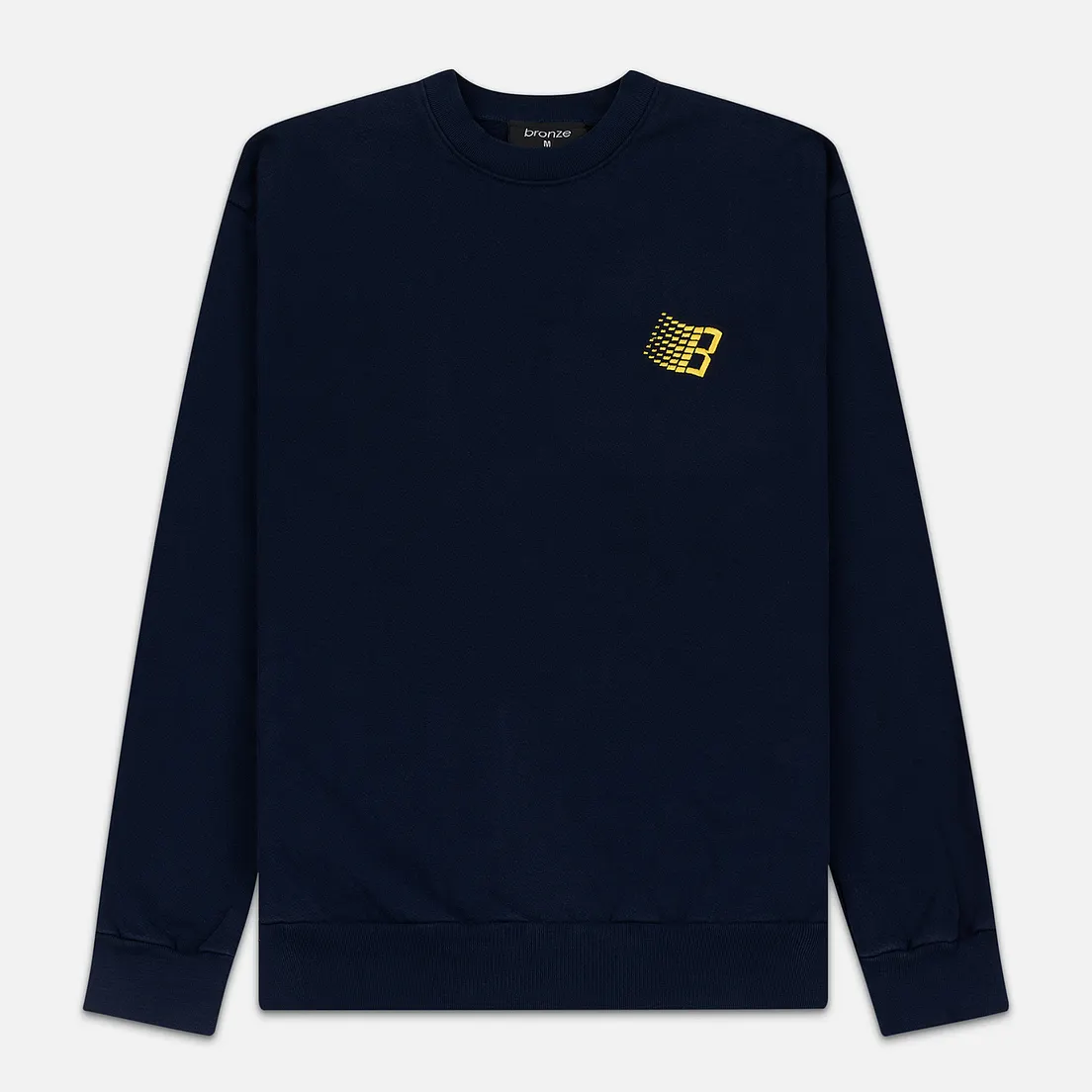 Bronze 56K Мужская толстовка Embroidered B Logo Crew