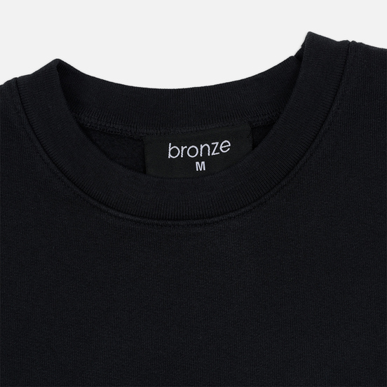 Мужская толстовка Bronze 56K Embroidered B Logo Crew Off Black