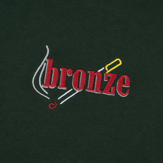Мужская толстовка Bronze 56K Embroidered Smoke Hoody Dark Green