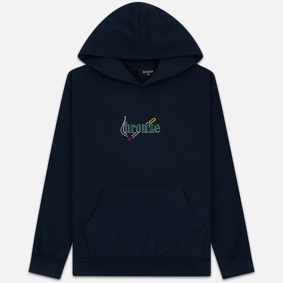 Мужская толстовка Bronze 56K Embroidered Smoke Hoody Navy