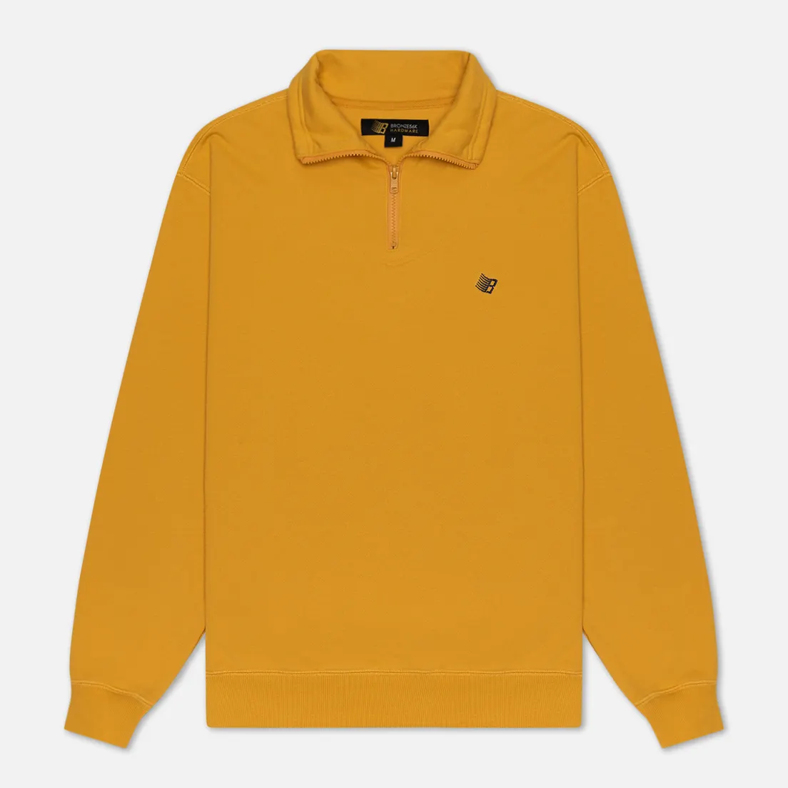 Bronze 56K Мужская толстовка Quarter Zip Mock Neck