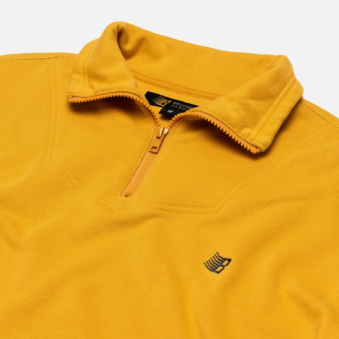 Bronze 56K Мужская толстовка Quarter Zip Mock Neck