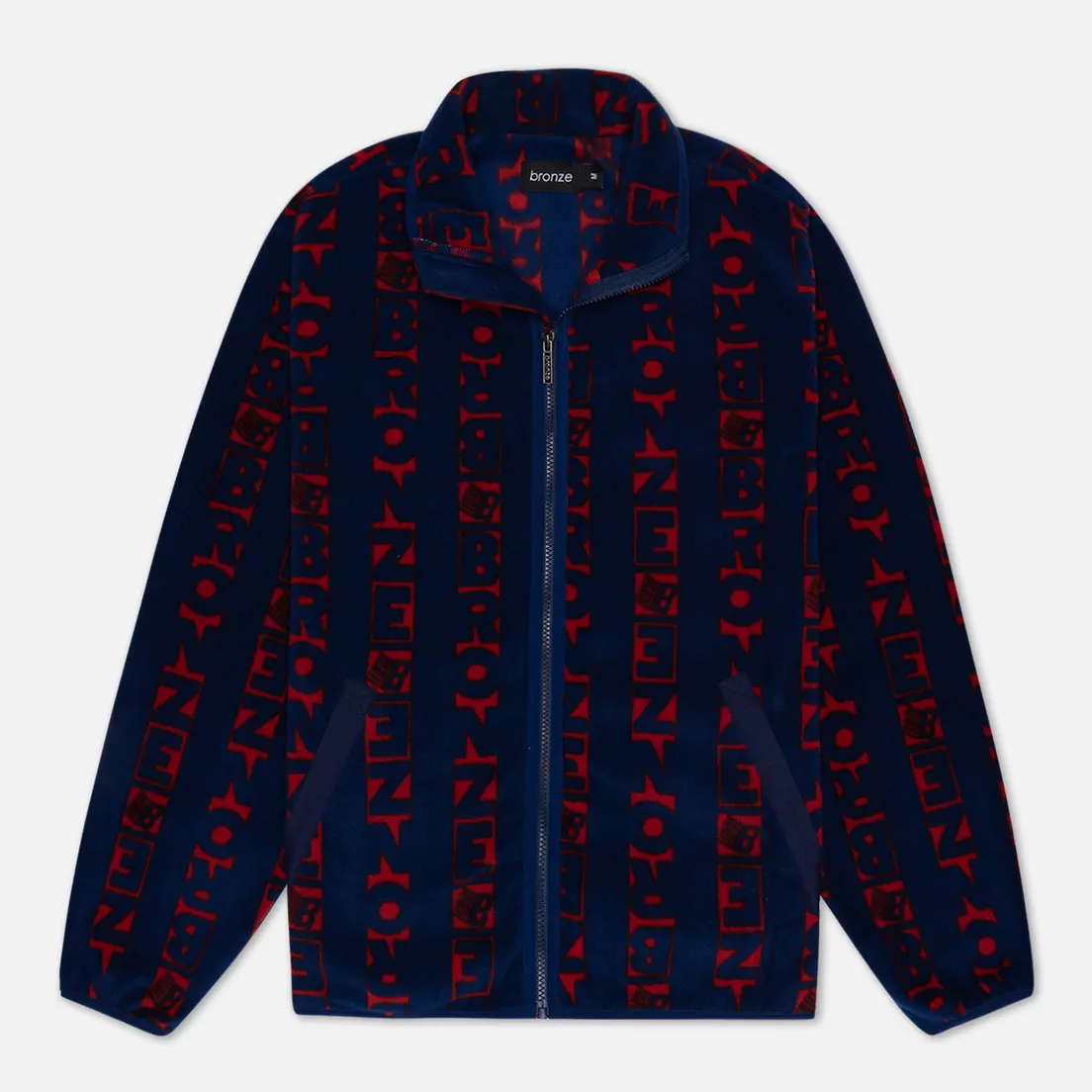 Bronze 56K Мужская толстовка Vertical Full Zip Fleece