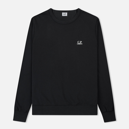 Мужская толстовка C.P. Company Basic Crew Neck Garment Dyed Black Coffee