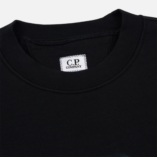 Мужская толстовка C.P. Company Blurred Graphic Logo Black