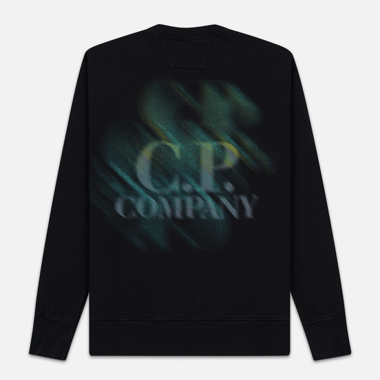 Мужская толстовка C.P. Company Blurred Graphic Logo Black