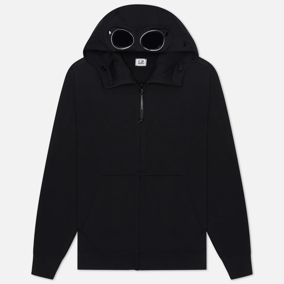 C.P. Company Мужская толстовка Diagonal Fleece Full-Zip Goggle Hooded