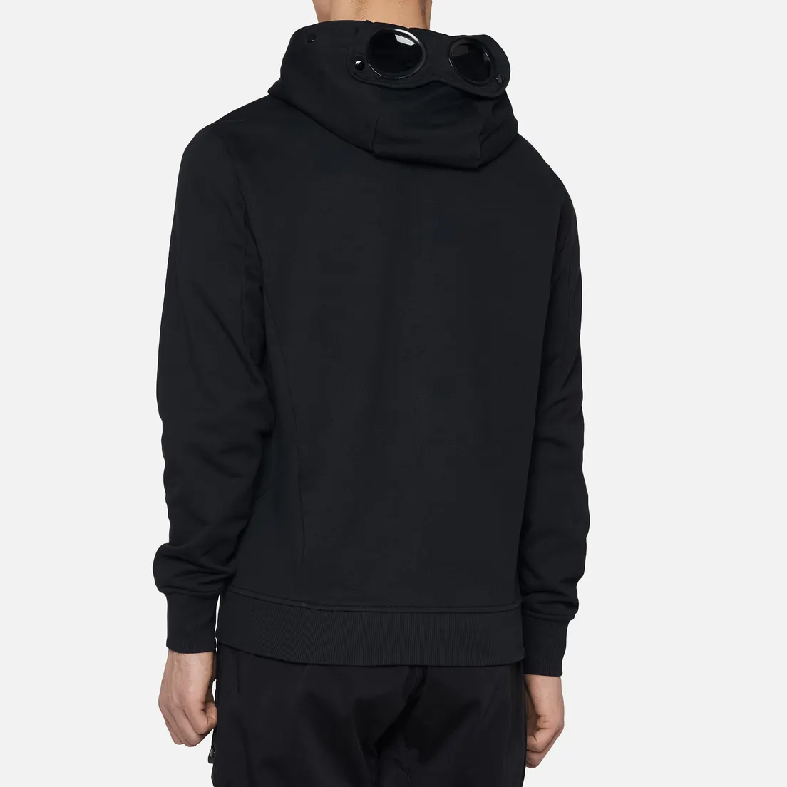 C.P. Company Мужская толстовка Diagonal Fleece Full-Zip Goggle Hooded