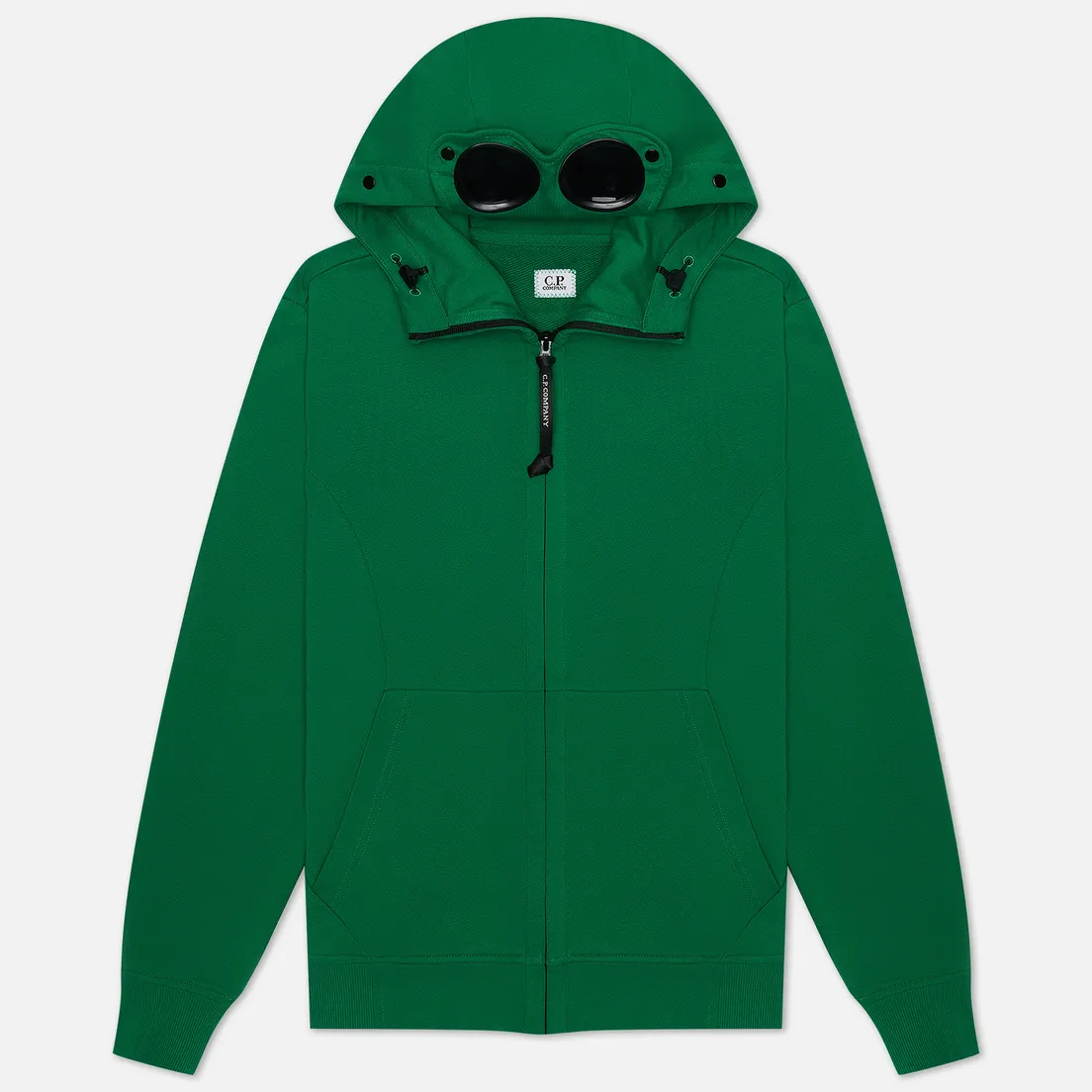 C.P. Company Мужская толстовка Diagonal Fleece Full-Zip Goggle Hooded