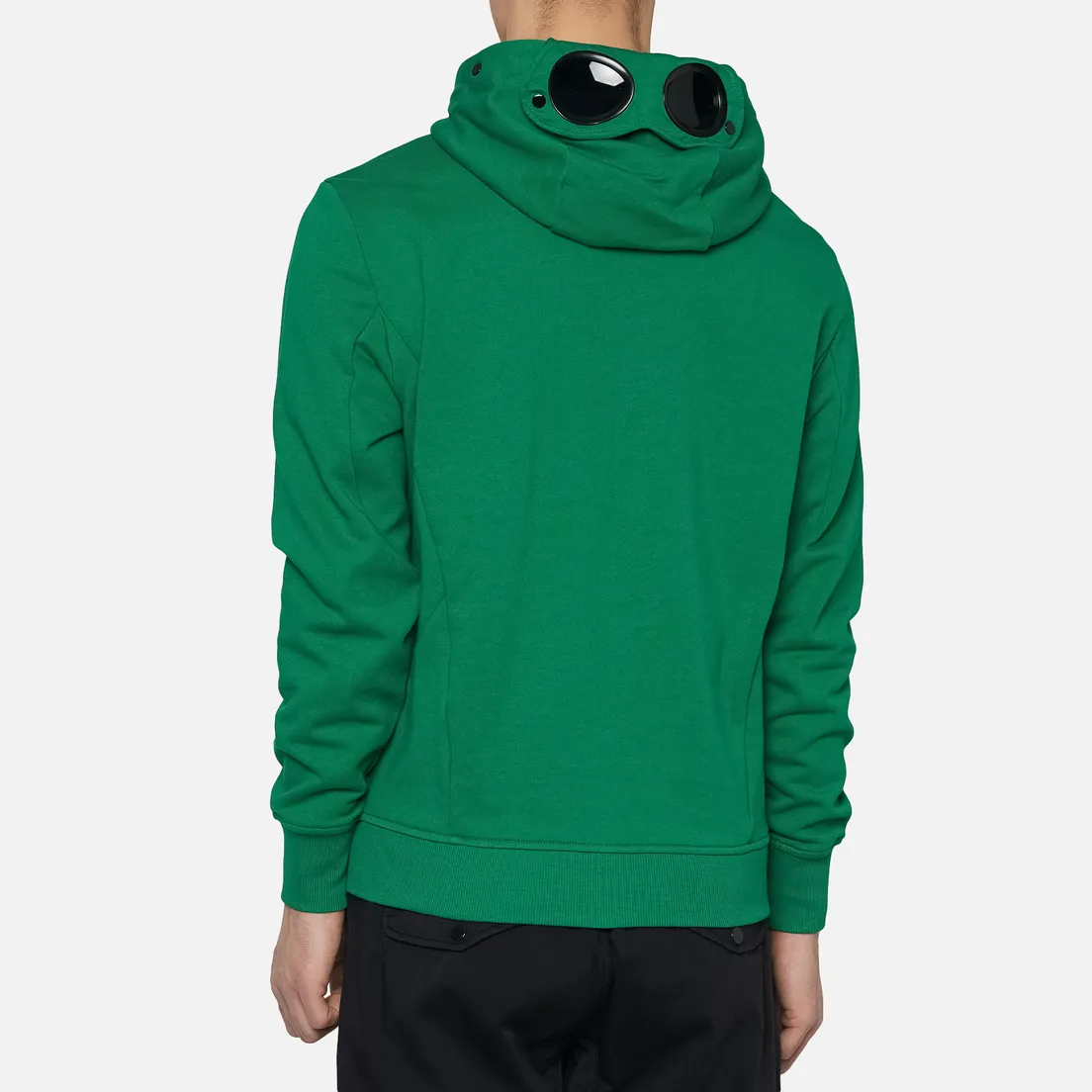 C.P. Company Мужская толстовка Diagonal Fleece Full-Zip Goggle Hooded