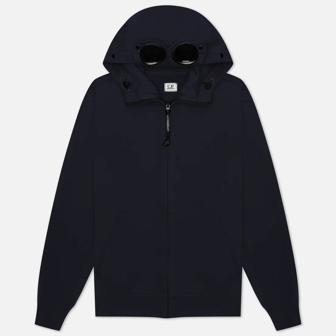 C.P. Company Мужская толстовка Diagonal Fleece Full-Zip Goggle Hooded