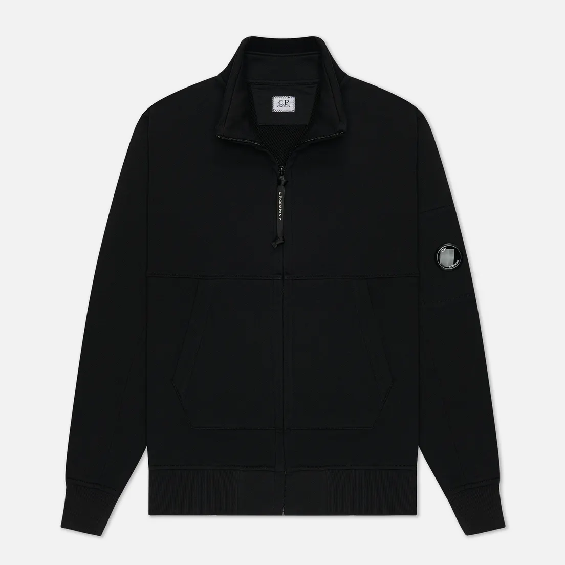 C.P. Company Мужская толстовка Diagonal Fleece Full-Zip Lens