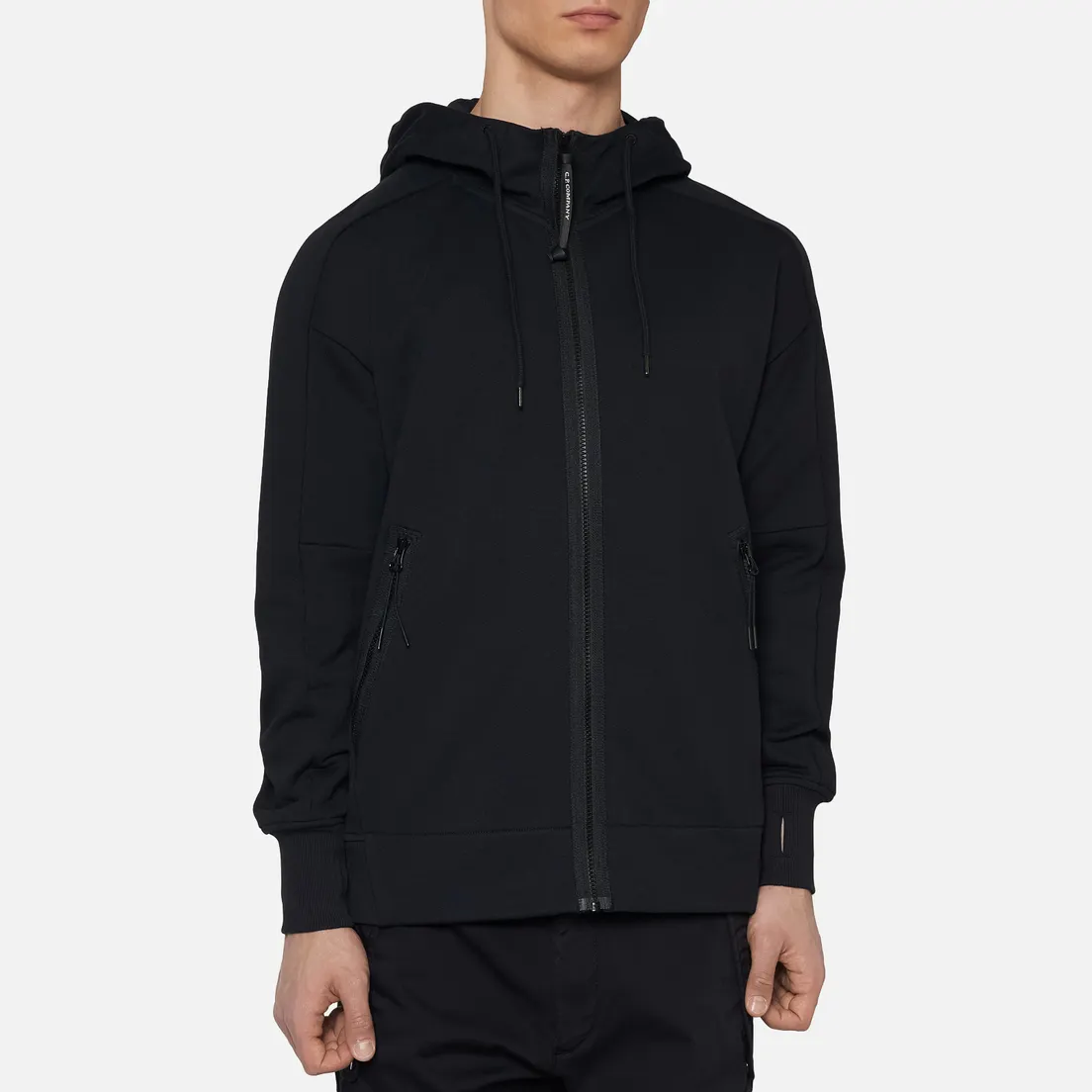 C.P. Company Мужская толстовка Diagonal Fleece Goggle Hooded