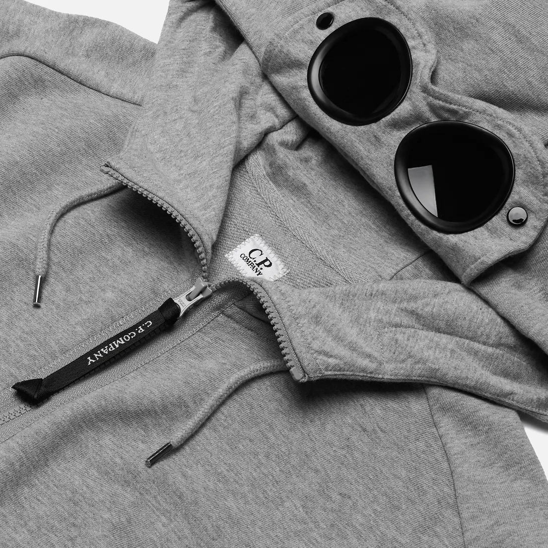 C.P. Company Мужская толстовка Diagonal Fleece Goggle Hooded