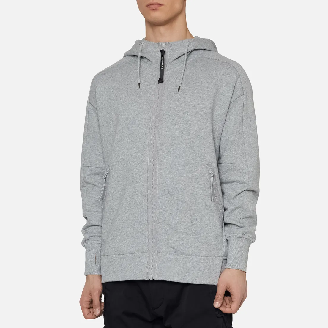 C.P. Company Мужская толстовка Diagonal Fleece Goggle Hooded