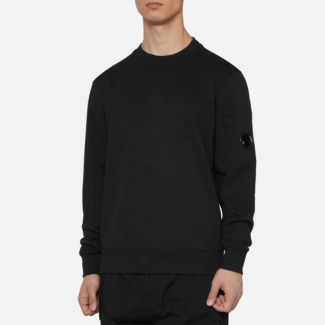 C.P. Company Мужская толстовка Diagonal Fleece Lens Crew