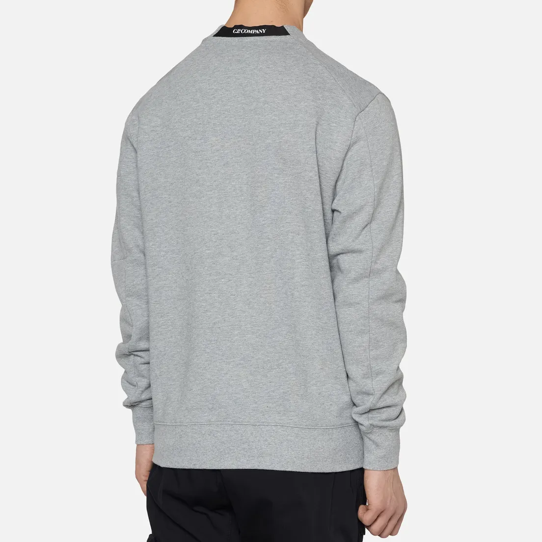 C.P. Company Мужская толстовка Diagonal Fleece Lens Crew