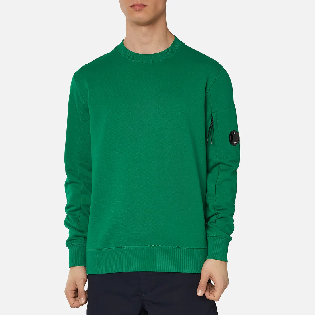 C.P. Company Мужская толстовка Diagonal Fleece Lens Crew