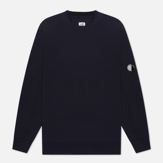 Мужская толстовка C.P. Company Diagonal Fleece Lens Crew Total Eclipse