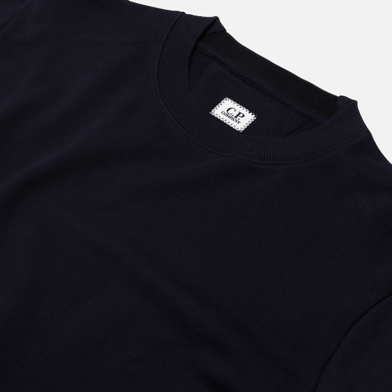 Мужская толстовка C.P. Company Diagonal Fleece Lens Crew Total Eclipse