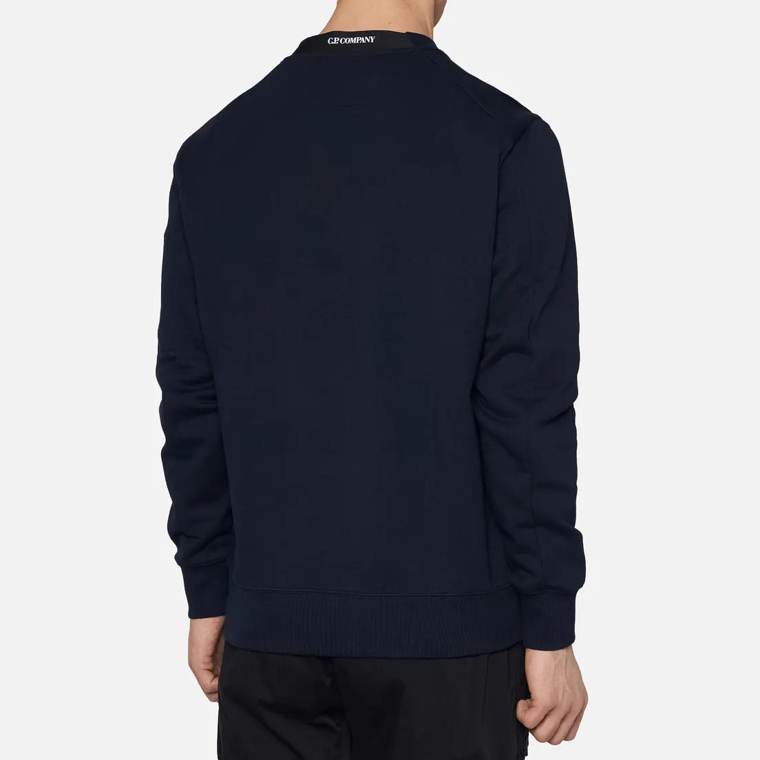 C.P. Company Мужская толстовка Diagonal Fleece Lens Crew