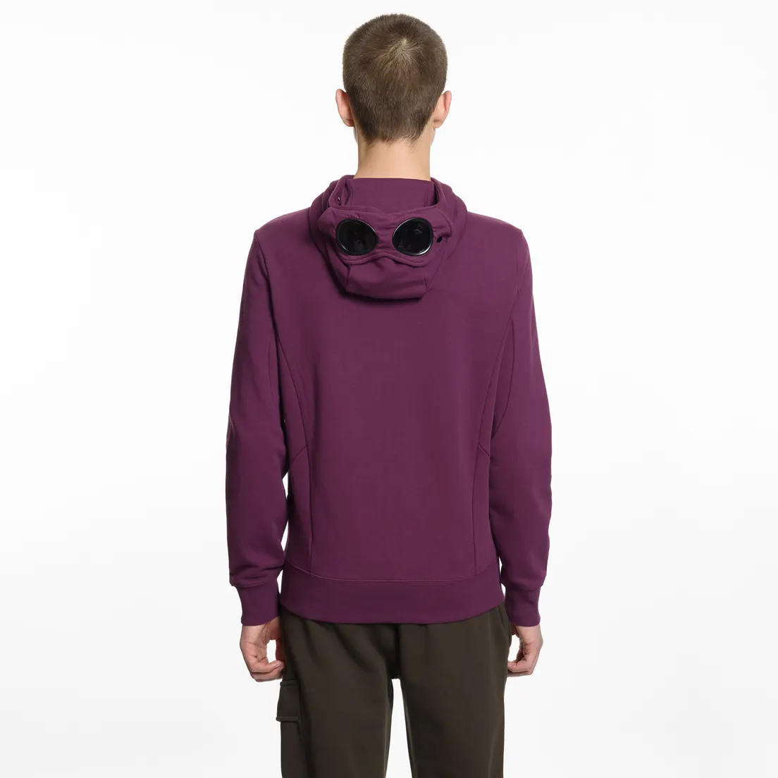 C.P. Company Мужская толстовка Diagonal Raised Fleece Goggle Full Zip