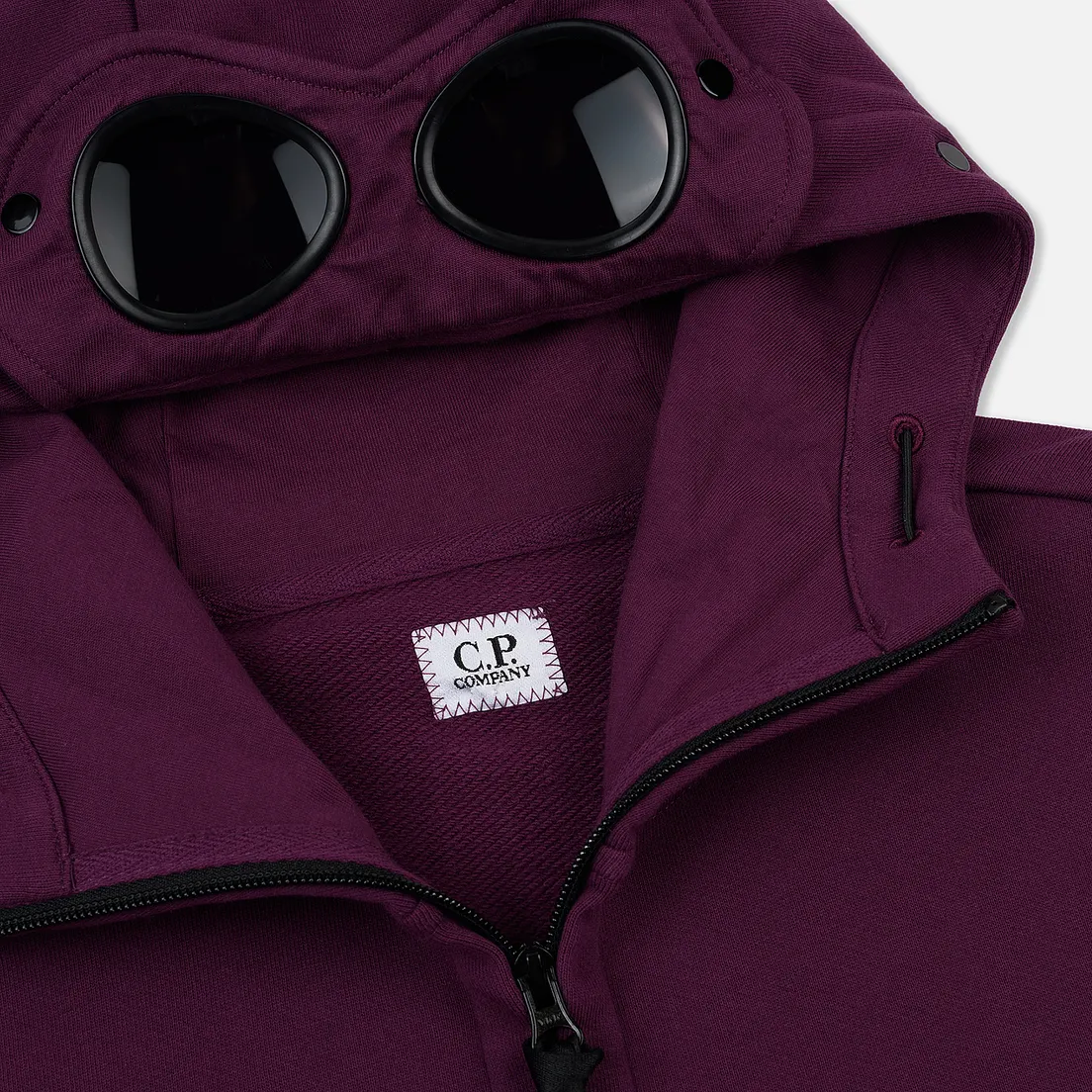 C.P. Company Мужская толстовка Diagonal Raised Fleece Goggle Full Zip