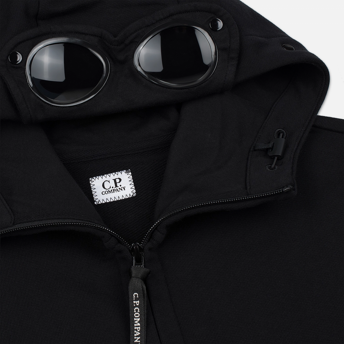 C.P. Company Мужская толстовка Diagonal Raised Fleece Goggle Full Zip Hoodie