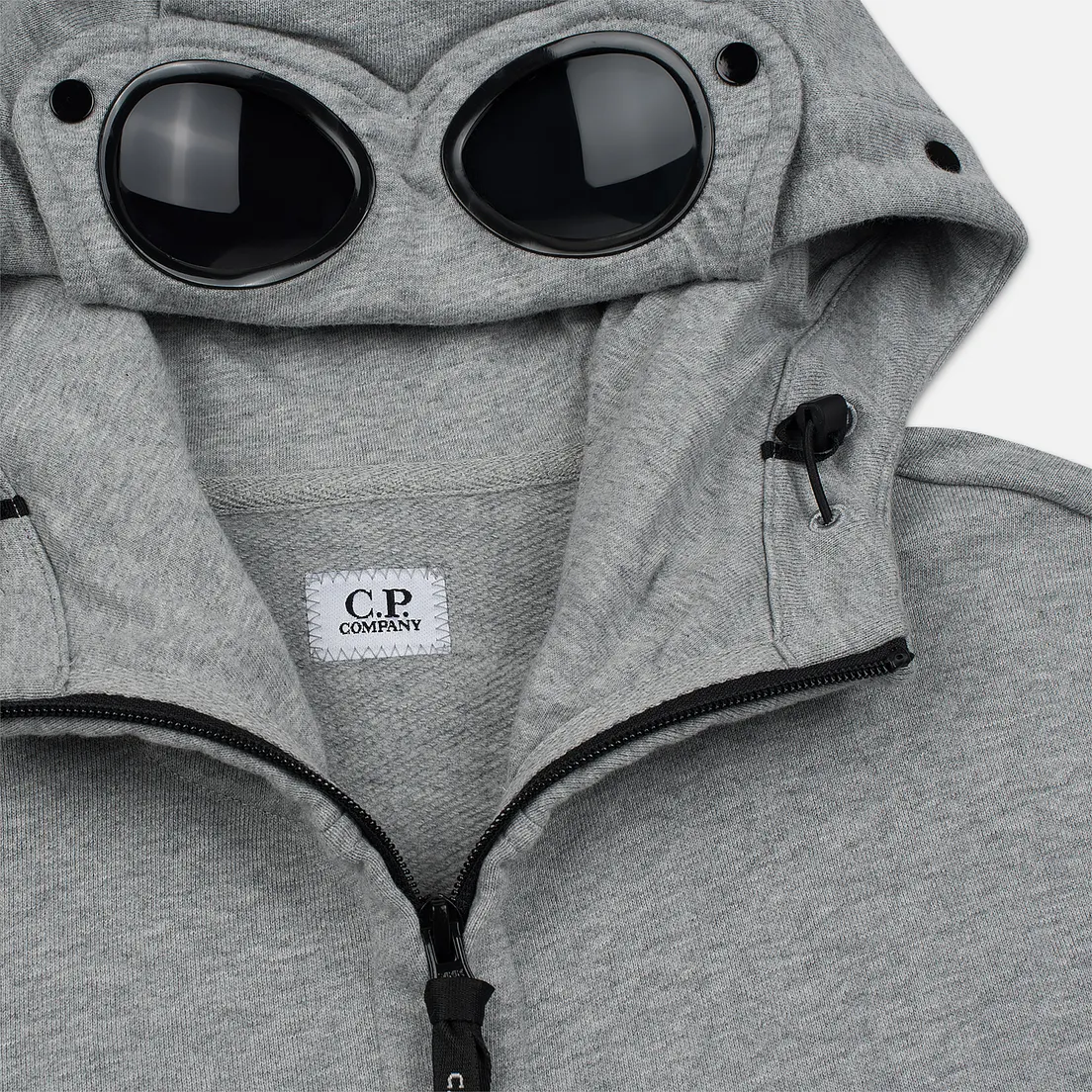 C.P. Company Мужская толстовка Diagonal Raised Fleece Goggle Full Zip Hoodie