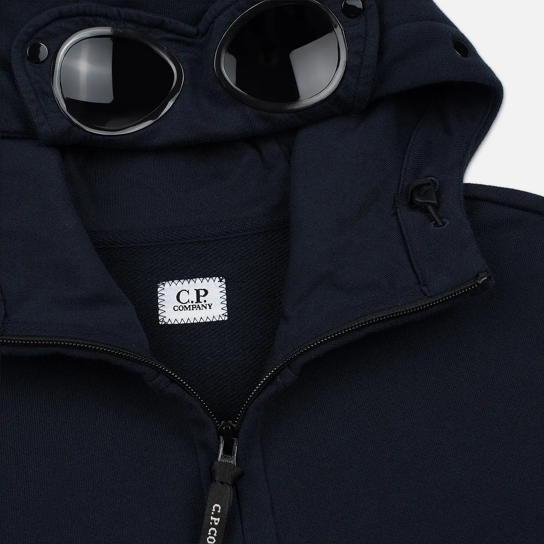 C.P. Company Мужская толстовка Diagonal Raised Fleece Goggle Full Zip Hoodie