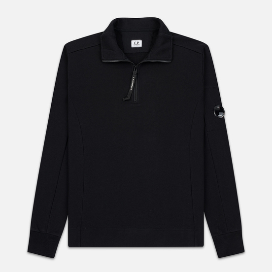 Мужская толстовка C.P. Company Half-Zip Lens Pocket Black
