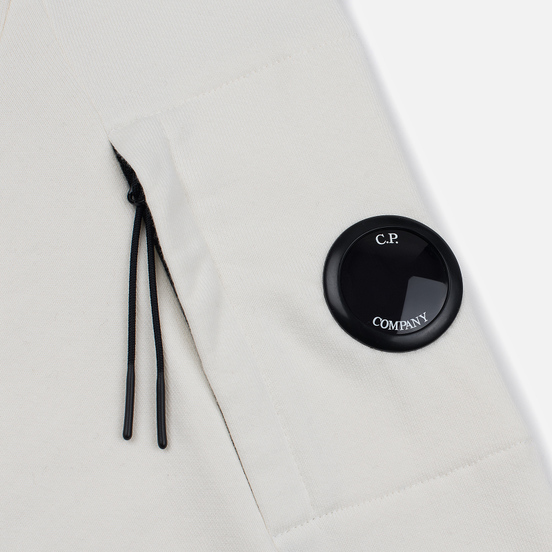 Мужская толстовка C.P. Company Half-Zip Lens Pocket Gauze White
