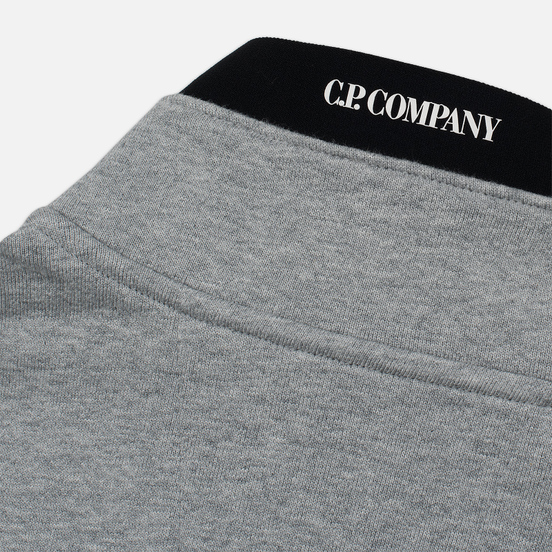 Мужская толстовка C.P. Company Half-Zip Lens Pocket Grey Melange