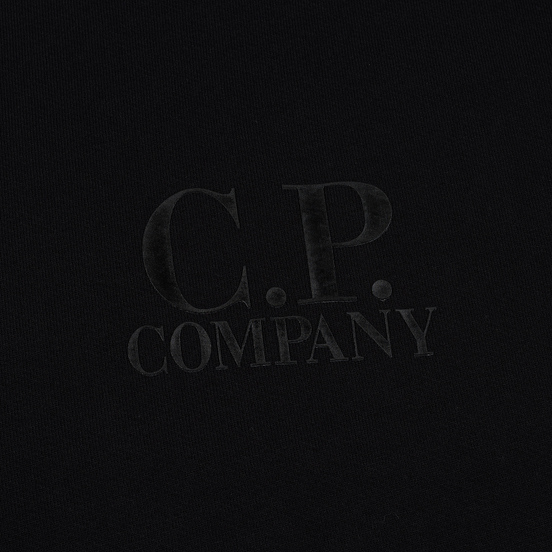 Мужская толстовка C.P. Company Heavyweight Logo Crew Neck Black