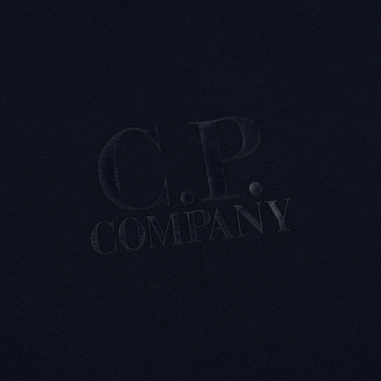 Мужская толстовка C.P. Company Heavyweight Logo Crew Neck Total Eclipse