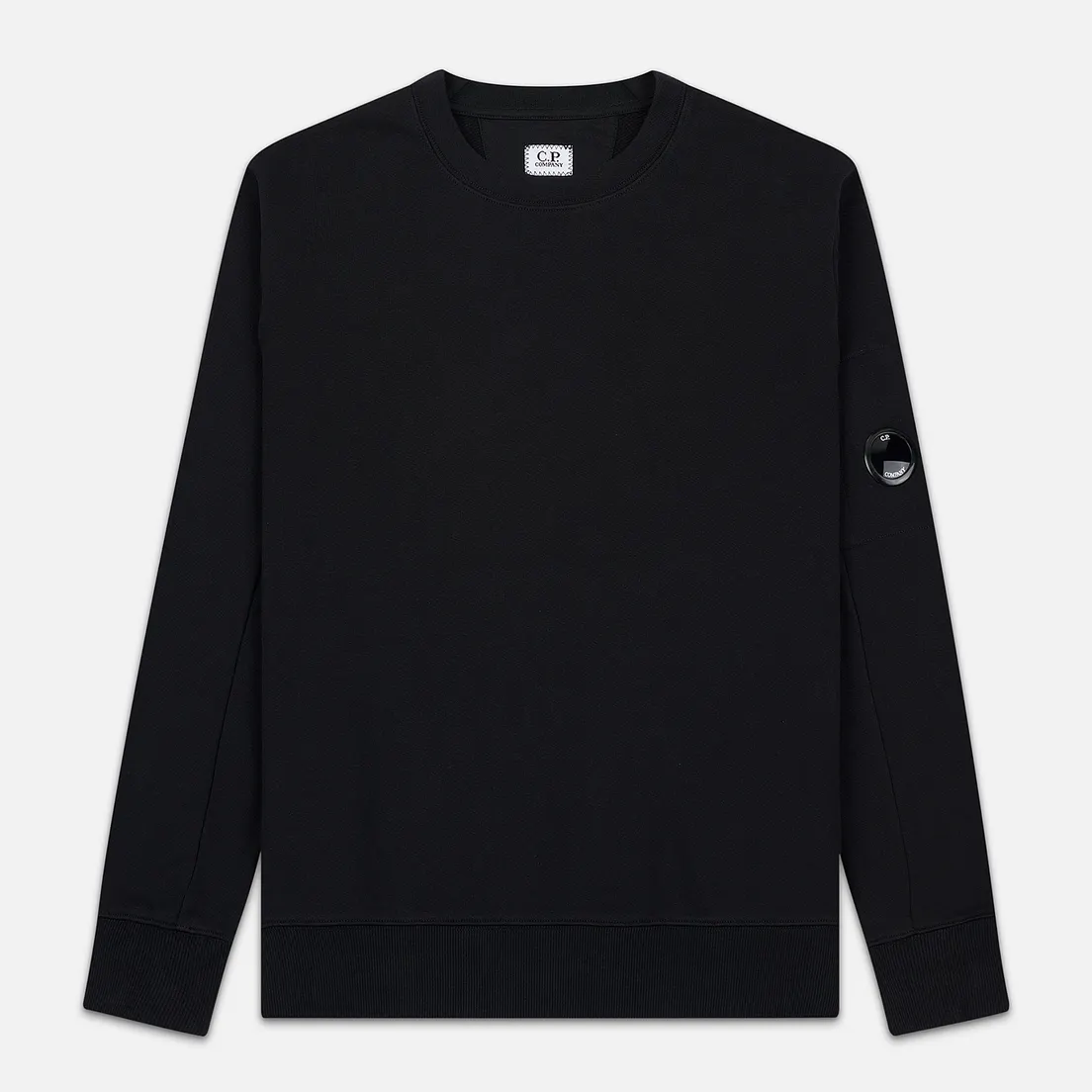 C.P. Company Мужская толстовка Light Fleece Arm Lens Crew Neck