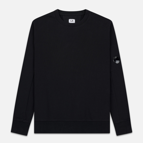 Мужская толстовка C.P. Company Light Fleece Arm Lens Crew Neck Black