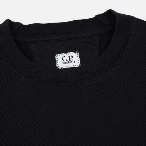 Мужская толстовка C.P. Company Light Fleece Arm Lens Crew Neck Black