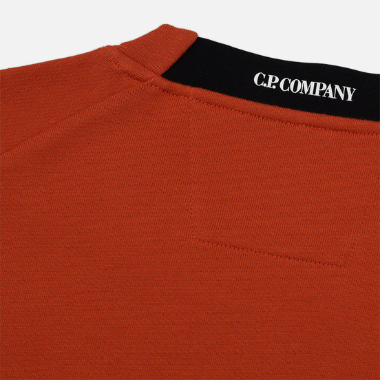 Мужская толстовка C.P. Company Light Fleece Arm Lens Crew Neck Pureed Pumpkin