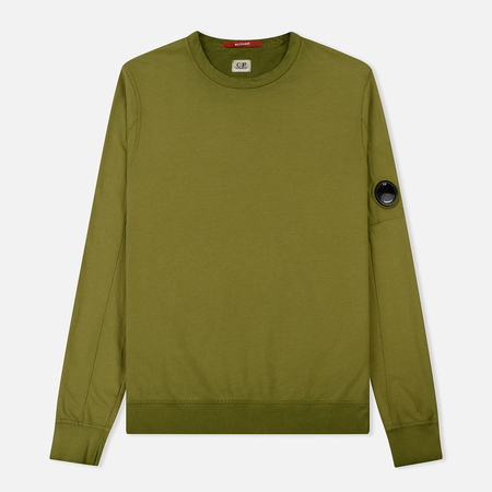 Мужская толстовка C.P. Company Re-Colour Lens Light Fleece Crew Pesto
