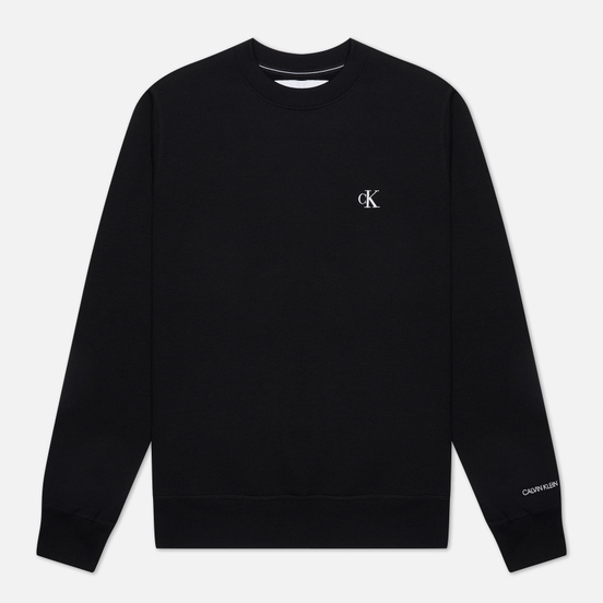 Мужская толстовка Calvin Klein Jeans Embroidered Logo Black