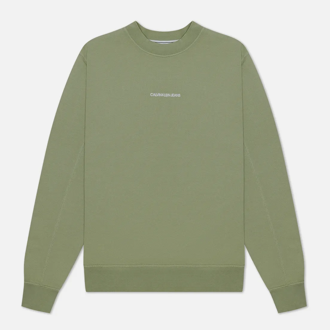 Calvin Klein Jeans Мужская толстовка Embroidered Logo Crew